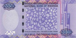 2000 Francs RWANDA  2007 P.36 NEUF