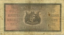 1 Pound AFRIQUE DU SUD  1934 P.084c TB