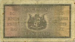 1 Pound AFRIQUE DU SUD  1935 P.084c TB