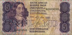 5 Rand AFRIQUE DU SUD  1990 P.119e