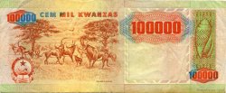 100000 Kwanzas ANGOLA  1991 P.133a TTB