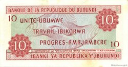10 Francs BURUNDI  1968 P.20a SPL