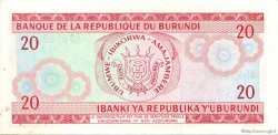 20 Francs BURUNDI  1977 P.27a NEUF