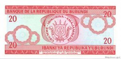 20 Francs BURUNDI  2005 P.27d NEUF