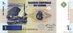 1 Franc RÉPUBLIQUE DÉMOCRATIQUE DU CONGO  1997 P.085a SUP