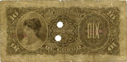 10 Francs Annulé CONGO BELGE  1896 P.01b pr.TB