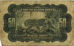 50 Francs CONGO BELGE  1941 P.16a B