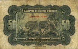 50 Francs CONGO BELGE  1950 P.16h B