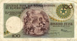100 Francs CONGO BELGE  1959 P.33b TTB