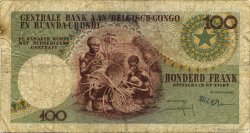 100 Francs CONGO BELGE  1960 P.33c B