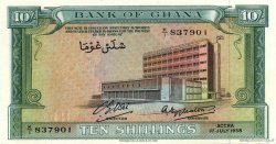 10 Shillings GHANA  1958 P.01a NEUF