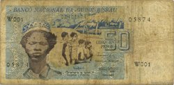 50 Pesos GUINÉE BISSAU  1975 P.01 B+
