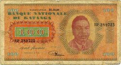 100 Francs KATANGA  1960 P.08a B