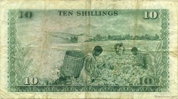 10 Shillings KENYA  1972 P.07c TB