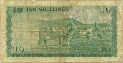 10 Shillings KENYA  1975 P.12a TB