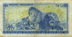 20 Shillings KENYA  1975 P.13b TTB