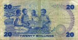 20 Shillings KENYA  1984 P.21c TB