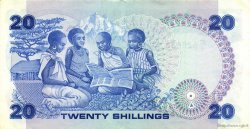 20 Shillings KENYA  1984 P.21c TTB