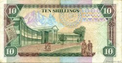 10 Shillings KENYA  1989 P.24a TB