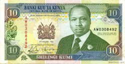 10 Shillings KENYA  1992 P.24d SUP