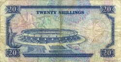 20 Shillings KENYA  1992 P.25e TB