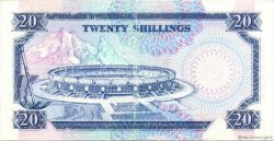 20 Shillings KENYA  1992 P.25e TTB