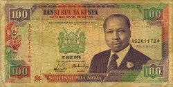 100 Shillings KENYA  1990 P.27b B