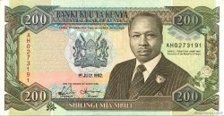200 Shillings KENIA  1992 P.29c