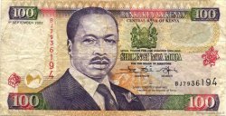 100 Shillings KENYA  2002 P.37g TB+