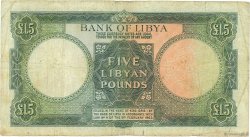 5 Pounds LIBYE  1963 P.26 B à TB