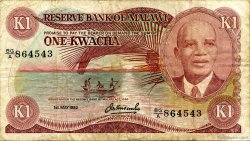 1 Kwacha MALAWI  1982 P.14e TB