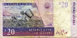20 Kwacha MALAWI  1997 P.38a TTB