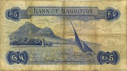 5 Rupees ÎLE MAURICE  1967 P.30a B