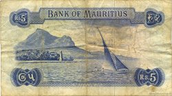 5 Rupees ÎLE MAURICE  1967 P.30a TB