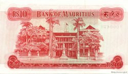 10 Rupees Petit numéro MAURITIUS  1967 P.31c SC+