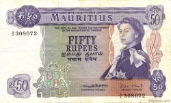 50 Rupees ÎLE MAURICE  1967 P.33b TTB