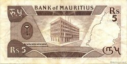 5 Rupees ÎLE MAURICE  1985 P.34 TTB
