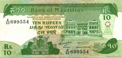 10 Rupees ÎLE MAURICE  1985 P.35b TTB à SUP