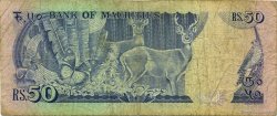 50 Rupees ÎLE MAURICE  1986 P.37a B