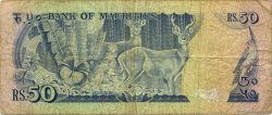 50 Rupees ÎLE MAURICE  1986 P.37b TB