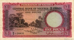 1 Pound NIGERIA  1958 P.04 TTB