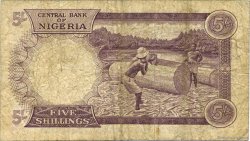 5 Shillings NIGERIA  1967 P.06 B