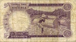 5 Shillings NIGERIA  1967 P.06 TB