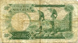 10 Shillings NIGERIA  1967 P.07 B