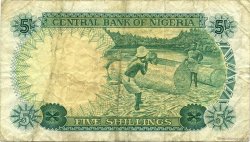 5 Shillings NIGERIA  1968 P.10a TB