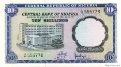 10 Shillings NIGERIA  1968 P.11a pr.NEUF