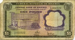 1 Pound NIGERIA  1968 P.12a B