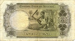 1 Pound NIGERIA  1968 P.12b TB