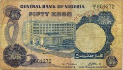 50 Kobo NIGERIA  1973 P.14b B+