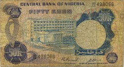 50 Kobo NIGERIA  1973 P.14c B